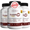 Boost Up Max Male Health Suplemen - dengan Kalsium, Zinc & Proprietary Blend for Vitalitas & Kekuatan, 180 Kapsul (3 Pack)