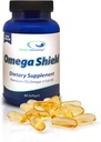 Dugaan Dokter Omega Shield Tambahan - 60 Softgels, 30- Day Supply - Premium Mercury- Free Triglygide Omega 3 Minyak Ikan untuk Optimal Heart dan Eye Kesehatan