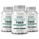 Penyelenggara Perairan Laut Lebih Baik - Penambahan Perabot Harian - Stenty Stool untuk Effortless Bowel Movement - dengan Psyllium Hulk dan Slippery Elm - 3 Botol
