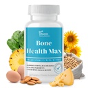 DR VTAMIN SOLUTIONS Bone Health Max - Calcium & Magnesium Tambahan dengan Vitamin D3, Bromelain & Ipritamine - 60 tablet untuk Stronger Bones & Joint Support