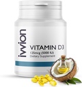 Certified Preservative- Free Vitamin D3 5000 IU Softgeels Capsules - Gluten Free, Non-GMO - Vitamin D Suplemen Dukungan untuk Heally Bones Muscle dan Imune System, Dibuat di Inggris, 365 Count (pasokan 1 tahun)
