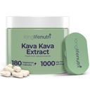 Kava Kava Extract Suplemen 100mg 124; Natural Herbs 124; High Levels of Piper Methysticum dan Kavalactones 124; 180 Vegetarian Capsules