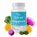 Liver Cleanse Detox dan Repair - Suplemen Thistle Susu dengan Chlorofil, Enzymes Digetical, Artichoke & Dandelion untuk Dukungan kandung kemih Alam, 30 Vegan Capsules