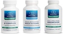 Equilife - Diaktifkan B Kompleks (60 ct), Full Spectrum Magnesium (180), Daily Activated Multi- Vitamin (30 Servis)
