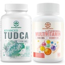 Suplemen TUDCA 11100mg dan Lipomal 33- in- 1 Multivitamin Suplemen, Suplemen Biovavabilitas Tinggi, Dukungan Comprehensive untuk Kesehatan (Paket 2)