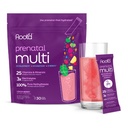 Root 'd Prenatal Multivitamin Powder - 25 Vitamin & Minemins & Minemasons dengan 3x Electrolytes, Folate, Iron, D3 for Mom & Baby, 7 Superfood & Progration, Sugar- Free Vitamin & Hydration 124; 30 Vitamin D3 D3 untuk Minuman Paket