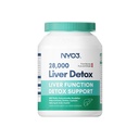 NYO3 Milk Thistle 200mg Detox Suplemen Liver with Dandelion Root & Artichoke Extract 126; 60 Capsules 14; Silymarin Antioksidant Dukungan, Liver Cleanse & Herbal Kesehatan
