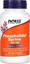 NOW Foods PFoshatidyl Serine, 100 mg, 60 Veg Capsules
