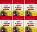 Durvet 6 Pack of Vitamin and Electrolytes for Poultry, 5 Grams, Makes 6 Gallons