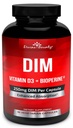 Tambahan DIM 250mg dengan Vitamin D3 ditambah BioPerine - Diindolylmetana Menopause & Estrogen Dukungan Hormone Balance untuk Perempuan dan Pria - 90 Vegetarian Caps