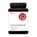 Youtheory Resveratrol Advanced Antioksidant Formula - Premium Antioksidant Suplemen Super- Fruit Blend - Berisi ResVida - Dairy, Soy & Gluten Free - 290 Tablet