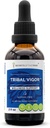 Tribal Vigor Alcohol- Free, Glycerite Eleuthero Siberian Ginseng, Catuba, Barrenwort - Horny Goat Weed, Muira Puama, Saw Palmetto, Tribulus. Tincture, Herbal Extract Wellness Support (2 FL OZ)