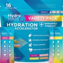 Variasi HidroMATE Electrolyte Powder Pack Paket Hidration Rendah Gula 16