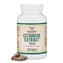 Cistanche Tubulosa Extract 500mg Per Serving (120 Capsules) Cistanche Testosteron Suplement for Men (Standardied to Contain Echinacosides dan Acteosides) by Double Wood