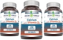Menakjubkan Formula Kalsium dengan Vitamin D3 Tambahan 124; Tablet 126; Non-GMO 124; Gluten- Bebas 124; Dibuat di AS (3 Pack, 250 Count)