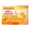 Emergen- C 1000mg Vitamin C Imune Dup Tangerine 30CT termasuk Zinc, Manganese, 7 B Vitamin dan Elektrolit untuk Kembali ke Esensial Sekolah