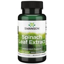 Swanson Spinach Leaf Extract - Herbal Supplement Promoting Overall Health - Green Foods Formula w / Benefy Thylakoids & Chlorophill - (60 Vevgie Capsules, 650mg Masing-masing)