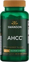 Swanson Maximum Power AHCC - Memproyeksikan Advanced Ammune Support - Natural Suplemen Membantu NK Conls & Liver Dukungan - (60 Veggie Capsules, 500mg Masing-masing)