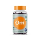 Om Mushroom Superfood Relax Gummies - 28 Servis - Blueberry Reishi & Ashwagandha Gummies for Stress Relief, Relaxation & Mood Support