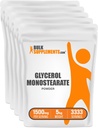 LockSuppliments.com Glycerol Monostearate Powder - Glycerol Powder, Glycerol Suplemen, Sumber Energi - Tingkat Makanan, Gluten Bebas, 1500mg per Serving, 5kg (11 pon) (Paket 5)