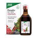 Floradix Iron & Herbs - Liquid Herbal Supplement for Energy - Iron Supplement with Vitamin C & Vitamin B Complex - for Men & Women - 16.9 lf oz