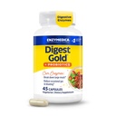 Enzymedica Digest Gold + Programs, 2-in- 1 Formula Kesehatan Gut, Enzymes Digeptical & 1 Miliar Probiotic Cultures Aktif, 45 Count (FFP)