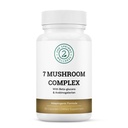 Kompleks Mashroom Organik - 7 Mushroom Blend Immune Dukungan Nootropic & Kognitive Health Suplemen dengan Mane Organic Lion, Chaga, Maitake, Shiitake, Reishi, Turkey Tails, Cordyceps Mix