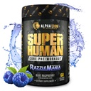 ALPHA LION Core Pre Workout dengan Creatine for Performance, Beta Alanine for Muscle, L- Citrulline untuk Pompa & Tri- Source Caffeine untuk Energi Tertahan (60 Servis, Razzle Mania)