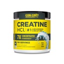 KON-CRET Creatine HCl Powder 124; Muscle, Cognitive, Cellular Energy Support; No Bloating or Cramps 14; USA Made & NSF Certified 124; Unflashored (100 Serving)