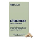Cleanse, Gentle Detox, Mendukung Gut Sehat, Ocean Algae Cleanse, Prebiotic Blend, Cleansing Herbal Blend, Gluten dan Soy Free, Vegan, 60 Capsules, 30 Servings, Multicolor