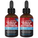 Muscle Force Extreme 2 Bottle Pack 345mg Proprietary Formula Kekuatan Terkuat kami dan Endurance Semprot, Meningkatkan Kekuatan Otot dan Pemulihan Waktu 2oz Botol