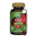 Nature 's Way CranRx Cranberry Gummies, Urinary Tract Health Support *, 100% Whole Cranberry Fruit Konsentrat dengan D-Mannose, Vitamin C, 50 Gummies (Packing May Vary)