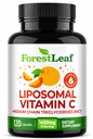 ForestLeaf Lipomal Vitamin C 1000mg Capsules 124; Dose Vitamin C Lipomal Suplemen w Coconut Oil Fatty Acids 124; Fast Absorpsi 124; Imune Dukungan, Antioksidant, Collugen Produksi 124; 120 Vegan Cap