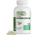 Bronson Bacopa Monnieri Extract 500 mg - Promoses Mental Clarity and Brain Fungsi - Non GMO, 90 Vegetarian Capsules