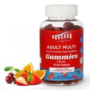 Halal Vitamin untuk orang dewasa - Halal Multivitamin untuk Perempuan & Pria - Vitamin A, C, D, E, B6, B12 - Vegetarian, Halal Gummies - 90 Count