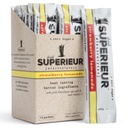 Superieur Electrolite Powder Packet- Vegan Electrolite Hidration Powder w / Sea Minerals- Keto Friendly, Non-GMO, Zero Sugar Electrolite Suppliments-Healthy Sports Drink - Strawberry Lemonade (14 Paket)