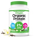 Orgain Vegan Powder, Vanilla Bean - 21g Plant Protein, 6g Prebiotic Fiber, No Laktosa Ingreations, No Added Sugar, Non-GMO, For Shakes & Smoothies, 2.03 lb (Packaging May Vary)