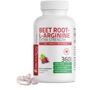 Bronson Beet Root + L-Arginine Nitric Oxide Produksi - Non-GMO, 360 Vegetarian Capsules