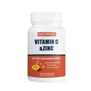 Vitamin C 1000mg dengan Zinc, Rose Hips dan Citrus Bioflavonoid, Suplemen Anti-Oksidan Perlindungan, 120 Kapsul