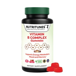 Vitamin B Complex Mimies- High Potency B Complex Vitamin Mil dengan Metil B12, Founder, Biotin & Vitamin C - Non-GMO, Vegan, Gluten- Free - 90 Gummies - dibuat di Amerika Serikat