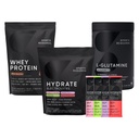 Penelitian Olahraga Multi Flavor Hydrate Electrolytes Packets, Coklat Belanda Flavored Whey Protein Isolate Powder dan Unflafeted L- Glutamine