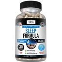 Kaya supremal - Sleep Dukung Formula dengan Melonatonin - Bantuan Bantuan Vitamin - Sleep Stress dan Mood Dukungan - L- Tryptophan, Passion Flower, Ashwagandha dan More (30 Count)