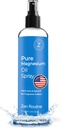 Spray Minyak Magnesium murni 12oz (Tunggal) - Organik USP Tingkat Magnesium Semprotan, Topical Magnesium Glycinate, Magnesium Oil untuk Kaki, Tubuh, Otot & Kaki - Dibuat di Amerika Serikat
