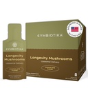 CYMBIOTIKA Lipomal Mushroom Suplemen Dengan Mane Singa, Turkey Tail, B-Vitamin, Cordyceps & Reishi Mushroom, Supplemen Immune Dukungan dan Energi, Chocolate Fudge Flavor, 30 Pack