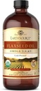 Solgar Earth Source Organic Flaxseed Oil - 16 fl oz - Cold Press - Omega 3, 6 & 9 - USDA Organik, Non-GMO, Gluten Free - sekitar 31 pelayan
