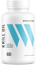 Swolverine Krill Oil 124; 500mg dari Krill Oil & Astaxanthin, Omega-3s, EPA & DHA, Cepat Absorbing, Relief Bersama, Kesehatan Jantung (60)