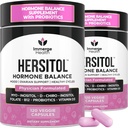 Keseimbangan Hormone untuk Perempuan, PCOS, Dukungan Ovarian, Kesultanan, Siklus Menstrual 124; Myo- Inositol & D- Chiro Inositol Suplemen 40: 1 Rasio Dengan Acid Folic, B12 & Prograbile 124; Perempuan Vitamins 240 Capsules