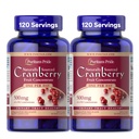 Puritan 's Prize Fority Sourced Cranberry One Per Day Fruit Concent 500mg, 50: 1 Dietary Tract Supply, 4 Monday Suply, 120 Rapid RAPsules, 2 Pack