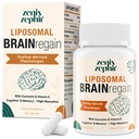 Suplemen Otak Lipomal untuk Memory dan Focus - Plasmalogen dengan Curcumin & Vitamin E untuk Penangguhan Lebih Baik - Dapat diterima untuk Senior, Dewasa & Women Kognitive Kesehatan, Potensi Tinggi 60