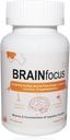 Suplemen Vitamin E Brain untuk Memory & Focus, Dukungan Otak dengan Curcumin, Plasmalogen & Lipomal untuk Fungsi Kognitive Enhanced dan Konsentrasi, 60 Hamba